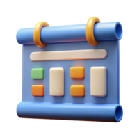 elegant abstract Project management Gantt chart icon high resolution png