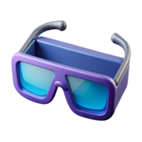 vibrant contemporary Augmented reality glasses icon authentic png
