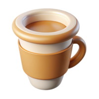 stunning modern A coffee cup, abstract and minimalist, single line drawing high resolution png