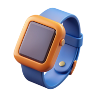 beautiful minimalist Smartwatch with fitness tracker display, authentic png