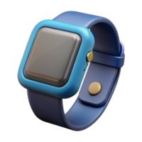 wonderful abstract Smartwatch with fitness tracker display, high quality png