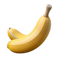 serene traditional A single, ripe banana with a peel partially removed authentic png
