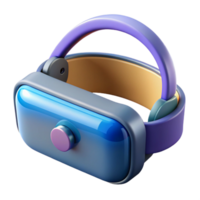 serene rustic Augmented reality headset high resolution png