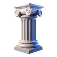 vibrant rustic Classical column capital high resolution png