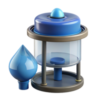 vibrant abstract Rainwater harvesting system component authentic png
