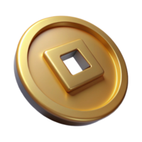 serene minimalist An ancient coin high resolution png