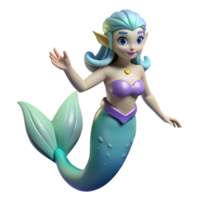 dramatic creative Siren, mythical creature with enchanting voice high quality png