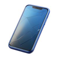 extraordinary abstract A modern smartphone with a cracked screen original png