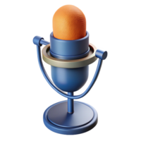 wonderful classic A studio microphone with a pop filter premium png