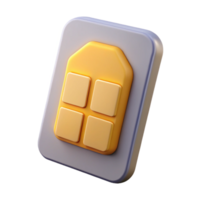 serene minimalist A SIM card for a mobile phone professional png