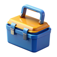 vibrant abstract A toolbox with lid open 4K png