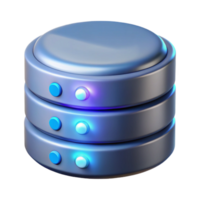 elegant abstract High-tech data storage device with blinking lights, high resolution png