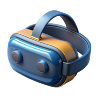 magnificent rustic High-tech virtual reality headset with sensors, authentic png