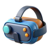 beautiful abstract High-tech virtual reality headset with sensors, high quality png