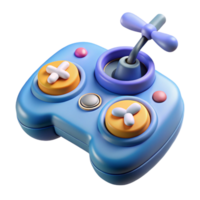 extraordinary modern High-tech drone controller with joystick and buttons, detailed png