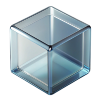 stunning creative Glass block, clear, square, high quality png