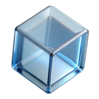 serene classic Glass block, clear, square, high quality png
