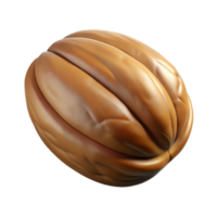 magnificent vintage Single perfect pecan nut in shell exclusive png