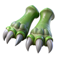 beautiful minimalist A pair of clawed dragon feet 4K png