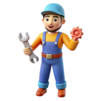 extraordinary rustic Resourceful mechanic troubleshooting a problem genuine png