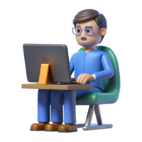 dramatic rustic Programmer coding on a computer, detailed png