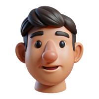 impressive rustic Portrait of a nose with distinct features, exclusive png