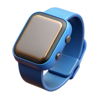 stunning classic A modern smart watch with a blank screen detailed png