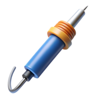elegant modern A soldering iron with a fine tip high resolution png
