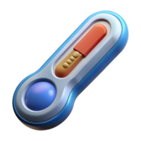 beautiful artistic A digital thermometer, displaying a temperature authentic png