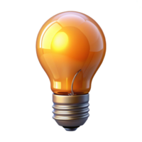 serene artistic A smart light bulb, emitting a warm glow high quality png