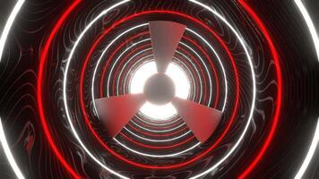 Red and White Bright Ventilation Background VJ Loop in 4K video