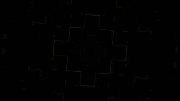 Purple and Green Dark Pulsing Tunnel Background VJ Loop in 4K video