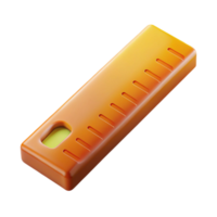 vibrant artistic Architectural scale ruler, genuine png