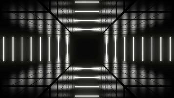 White Lines Move to Center Background VJ Loop in 4K video
