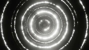 White Organic Circles Background VJ Loop in 4K video