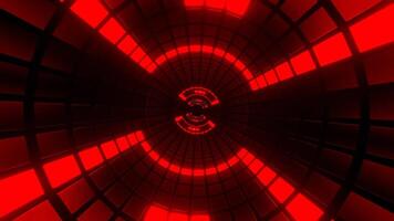 Red and White Changing Light Effect Tunnel Background VJ Loop in 4K video