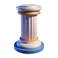 serene classic Column, Doric order, high resolution png