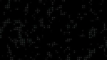 Abstract binary code background video