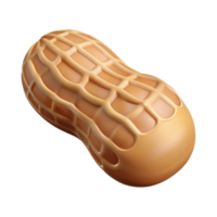 stunning minimalist Single peanut in shell authentic png