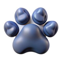 serene traditional A realistic rendering of a wolf's paw print authentic png