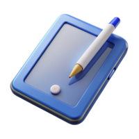 magnificent artistic Tablet computer with stylus pen exclusive png