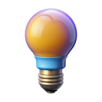 beautiful creative Smart light bulb with adjustable color premium png
