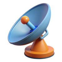 impressive minimalist Satellite dish with receiver genuine png