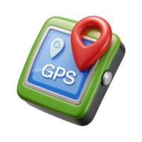 stunning minimalist GPS navigation device with map display authentic png