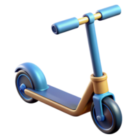 wonderful traditional Electric scooter with handlebar high quality png