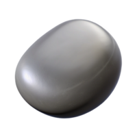 vibrant classic Smooth gray river stone high resolution png