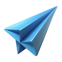magnificent modern A paper airplane, folded paper, dynamic lines high resolution png