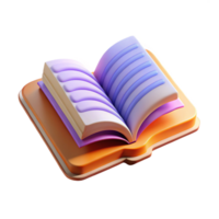elegant traditional A book, open pages, abstract text genuine png