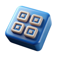 impressive artistic A QR code, scannable, digital data authentic png