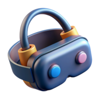 serene traditional Virtual Reality Headset with haptic feedback sensors premium png